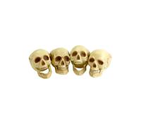 Accessoire De Fête En Squelette Tête De Crâne Halloween x4 Décoration Nouvelle