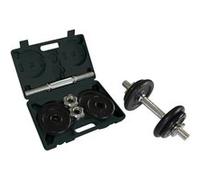 Schildkröt Fitness, set d'haltères 10 kg: 4 pièces dans un coffret gris-noir, 960012