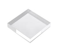 Accessoire de Fond de Photographie en Acrylique, Accessoire de Photo géométrique Transparent pour Produit, Texture de Cristal Anti-éclatement, Outil d'amélioration de la réflexion (Rectangle 5.9x5.9