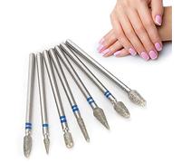 Accessoire de foret de manucure de tête de meulage, foret de lissage pour les outils de meulage et de coupe des ongles de manucure(#4)