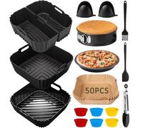 Accessoire de friteuse à air chaud - Accessoire pour friteuse à air chaud - Accessoire pour COSORI 5,5 l, 6 l, 6,2 l, Turbo Tower Pro Smart 10,8 L, Ninja MAX PRO AF180EU, Cecotec 5,5 L 6 L, Chefman