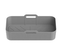 Accessoire de friteuse à air en silicone étendu et approfondi, convient pour la cuisine et la restauration à divers besoins de cuisine, gris, haute universalité sans compatibilité (gris 1)