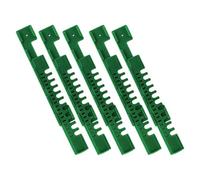 Accessoire de gestion d ' entrée, ensemble de 5 pièces en polymère vert 19 X 3 Cm, panneau réducteur de rucher avec conception à fentes pour un accès ordonné colonies