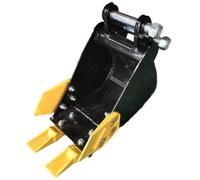 Accessoire de godet de tranchée for mini-pelle 200 mm - Accessoire de pelle en acier haute résistance