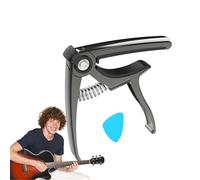 Accessoire de guitare, accordeur ukulélé, outil multifonction 4 en 1, support d'accordage de précision 8 x 9,5 cm, pince à cordes, pour acoustique, électrique, banjo, mandoline, violon, studio