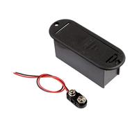 Accessoire de guitare Essentiel ABS 9 V Compartiment de batterie pour micros actifs pour changement rapide Effet guitare Boîtier de batterie