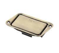 Accessoire de guitare essentiel Compartiment à pile 9 V en acier inoxydable pour micros actifs pour des changements rapides Boîtier de batterie d ' alimentation pour effet de guitare résistant à la