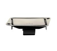 Accessoire de guitare essentiel en acier inoxydable 9 V compartiment pour changement rapide et fiabilité Étui de batterie pour effets de guitare