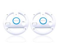 Accessoire de jeu - Nintendo - Volant de course Wii - 2x - Confortable - Prise ferme - Mario Kart