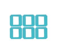 Accessoire De Lingettes Propres Carrées En Tissu De Classe Vadrouille, Compatible Avec Purerobo, Robot De Nettoyage De Vitres Modèles W-S3 W-S8S W-S3S(6pcs)