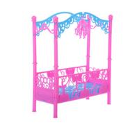 Accessoire De Maison De Poupée, Simulation De Lit Avec Ornements, Meubles De Chambre À Coucher Pour Kelly Barbie, Accessoires De Jouets Pour Filles, Cadeau