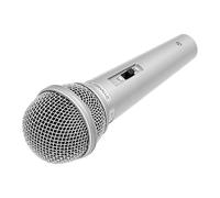 Accessoire de Microphone Rétro, Modèle Léger, Jouet pour Photographie de Cosplay et Performance sur Scène, Matériau ABS (Silver)