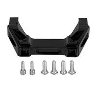 Accessoire de Mise à Niveau Support de Pare-Chocs arrière en métal, Simulation élevée, rehausseur de Performances Durable pour Voiture sur chenilles RC Traxxas TRX4 à l'échelle (Noire)