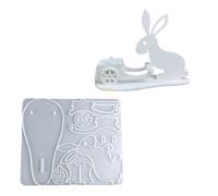 Accessoire De Moule En Silicone Pratique Pour Fabriquer Des Bougeoirs En Forme De Lapin Idéal Pour Personnaliser Les Styles Et Les Décorations Moule De Décoration De Bougies