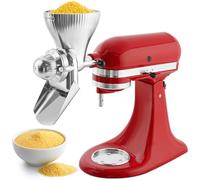 Accessoire de moulin à grains pour mélangeur KitchenAid avec 12 niveaux de mouture pour broyage du blé, du maïs, de l'avoine, du sarrasin, du millet et d'autres céréales