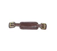 Accessoire de muserolle pour cheval en cuir Dy'on Coll 5/8" Marron Full