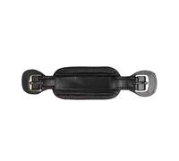 Accessoire de muserolle pour cheval en cuir Dy'on NE coll 1/2" Noir Full