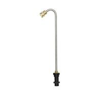Accessoire de Nettoyage gouttières pour Lave-Pression en Acier Inoxydable Bâton rallonge incliné Remplacement 4000PSI