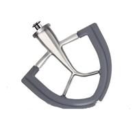 Accessoire de palette Flex-Edge, compatible avec le batteur sur socle à tête inclinable KitchenAid 4,5 QT, remplacement en silicone