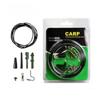 Accessoire de pêche rond à disque pivotant pour pêche à la carpe et en eau douce, composants de leurre en PVC avec émerillon #5, 17,5 x 13 cm, vert