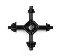 Accessoire de perceuse 4 en 1 avec mandrin liquet et clé étoile pour tâches d'entretien quotidien (B)