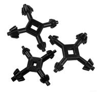 Accessoire de perceuse 4 en 1 avec mandrin liquet et clé étoile pour tâches d'entretien quotidien (C)