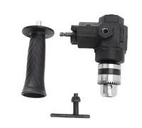 Accessoire de perceuse à angle droit |Courbure à 90 degrés pour les espaces restreints |Adaptateur de perceuse en acier à roulement pour perceuses à main/perceuses électriques