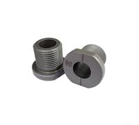 Accessoire de perforation 3 en 1, manchon de perceuse en métal pour dispositif de poinçonnage de tenon, bague de perçage en acier CNC avec filetage M20 x 1,5, collier d'arrêt pour forets (12 mm)