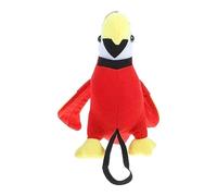 Accessoire de perroquet en peluche - 20 x 14 x 21 cm - Oiseau tropical avec attache d'épaule - Accessoire de costume de pirate avec plumes réalistes - Accessoire de déguisement d'Halloween pour