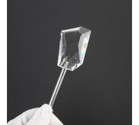 Accessoire de photographie avec filtre polygonal en verre de cristal pour objectifs d'appareil photo offrant un ajustement parfait et une amélioration visuelle de l'image (transparent)