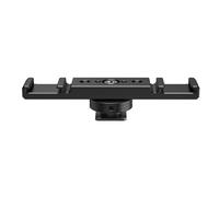 Accessoire de photographie professionnel double griffe en aluminium Supports de montage pour appareil photo reflex numérique Extension de caméra en aluminium