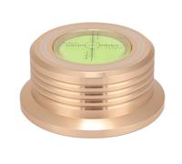 Accessoire de platine vinyle avec niveau à bulle, palet de lecture avec marquages stroboscopiques 50 Hz 33/45 tr/min et base souple, de haute
