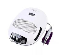 Accessoire de ponceuse à ongles, 3 en 1, lime à ongles, sèche-ongles, kit de pédicure électrique, écran LED, poignée confortable, peut être utilisé comme lampe de manucure, aspirateur ou polisseuse