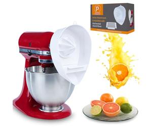 Accessoire de presse-agrumes compatible avec le mixeur KitchenAid de 3,5 à 8 litres, s'adapte à la plupart des modèles à tête inclinable et à bol y compris KSM150, KSM95, KSM3306, accessoire de