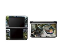 Accessoire de protection - Monster Hunter - 3DS XL - 4 protections d'écran - Skins de décoration - Noir