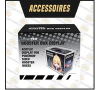 Ultra PRO - Boîte de présentation en Acrylique pour Booster Pokémon - Protégez Vos Cartes à Collectionner et Cartes de Jeu dans l'état d'origine dans la boîte, Protecteur de Cartes (7,8 cm de Large x