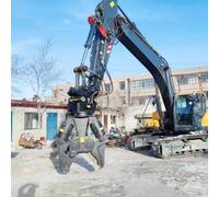Accessoire de pulvérisateur de béton hydraulique pour pelleteuse hydraulique pour pelle à chenilles de 20, 22, 25, 30 tonnes, coupe-ferraille rotatif à 360°, mâchoire de démolition structurelle en