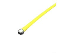 Accessoire de pulvérisateur en mousse compatible avec nettoyeur haute pression avec tube en silicone et pipette à bille de gravité pour applications de montage de paille de lance (jaune)