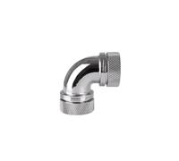 Accessoire de refroidissement à eau - Thermaltake - Pacific G1/4 - Coude 90 degrés - Double compression - Chrome