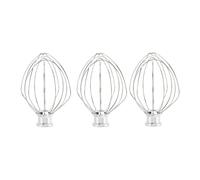 Accessoire De Remplacement De Fouet EQAZ-3PCS, Compatible For KitchenAid, Batteur Sur Socle À Tête Inclinable, Batteur À Fouet Métallique K45WW For Crème Épaisse Aux Œufs