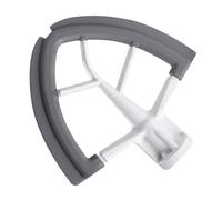 Accessoire de remplacement pour batteur Flex Edge - Palette plate entièrement en métal avec bords flexibles en silicone double face, grattoir pour bol, accessoire de mélangeur pour batteur sur socle à