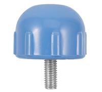 Accessoire de Remplacement Tige, pour Support de Perfusion 8 MM | ABS et Métal, Capuchon à Vis Bleu, Fixation Sûre, Entretien Facile, Pièce Compatible pour Usage Infirmier