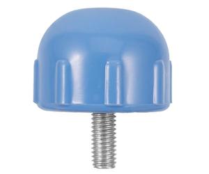 Accessoire de Remplacement Tige, pour Support de Perfusion 8 MM | ABS et Métal, Capuchon à Vis Bleu, Fixation Sûre, Entretien Facile, Pièce Compatible pour Usage Infirmier