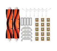 Accessoire de sac à poussière RLS3D aspirateur sac à poussière brosse principale accessoire de remplacement de lingette, Compatible for Xiaomi Dreame Bot D10 Plus (Color : 31PCS)