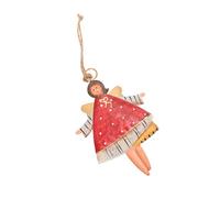 Accessoire de sapin de Noël en forme de fille - Décoration élégante en métal pour vitrine de magasin, vitrine