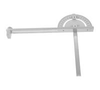 Accessoire de Scie à Table Mini en Métal, Mesure D’angle | Atelier Domestique et Établi, Compact, Installation Facile, Adapté aux Planches de Bois, Argenté