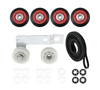 Accessoire de sèche-linge 4392067, kits réparation avec poulie renvoi W10837240 et rouleaux support tambour, facile à installer