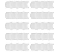 Accessoire de Serrage pour Tube 21-23mm, Fixation Blanche | Alliage Abs-pc, Haute Élasticité et Grosse Résistance, pour Filet D'ombrage et Cadres Matelassés