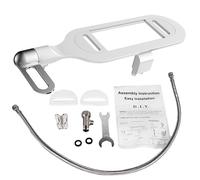 Accessoire de siège de toilette de bidet, pulvérisateur de bidet non électrique à double buse avec pression d'eau réglable, pulvérisateur d'eau douce de bidet non électrique, accessoire de chasse
