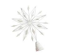 Accessoire de Sommet d ' Arbre de Noël en métal de Forme irrégulière pour Affichage de Centre Commercial, Ornement de Festival élégant, décoration de Noël en métal
